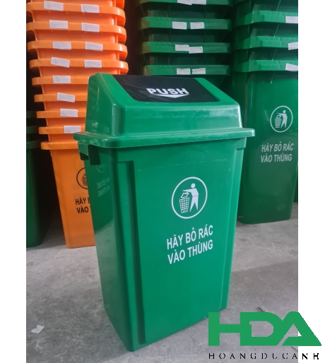 Thùng rác nhựa đạp chân Baiyun 100L